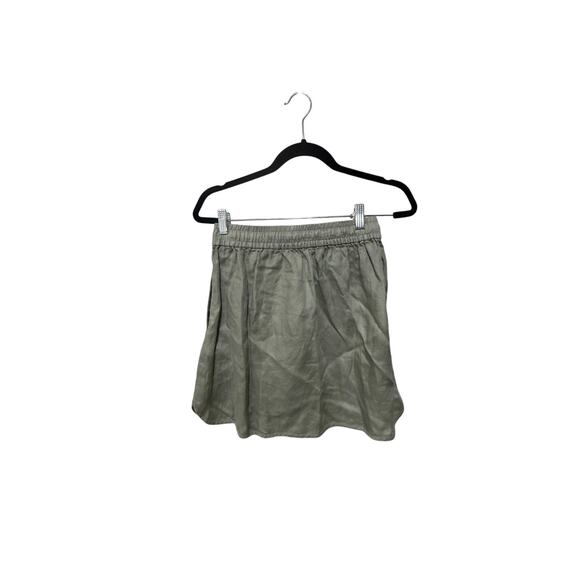 Madewell Linen-Blend Curved-Hem Mini Skirt Size XS New with Tags - Picture 6 of 6